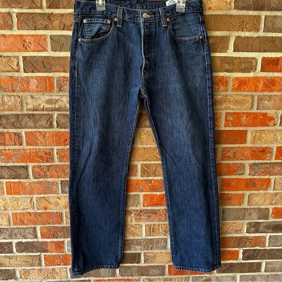 Levi’s 501 Straight Fit Denim Jeans  34 X32 - Picture 1 of 6